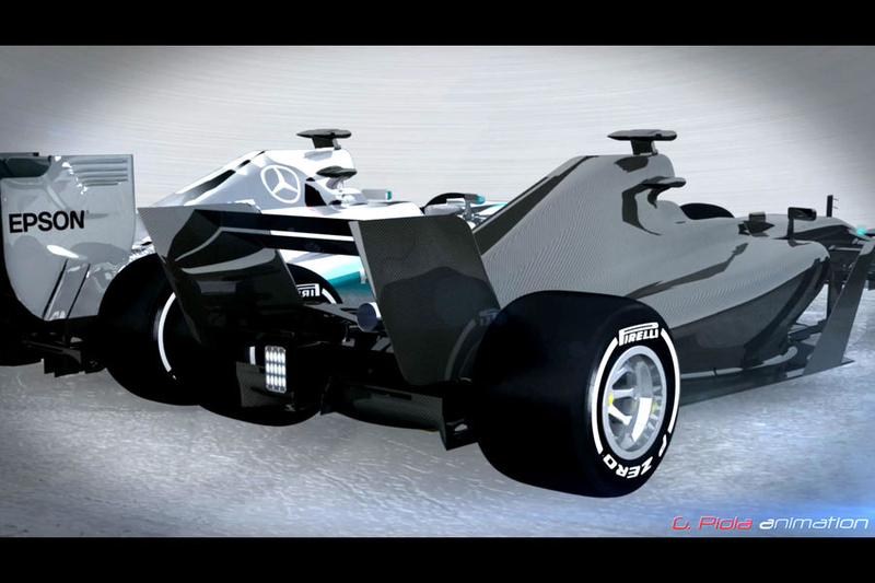 Illustration for article titled I'll try interpreting that 2017 F1 car, aye.